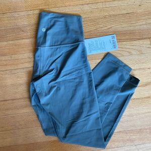 NWT lululemon align 25” grey sage